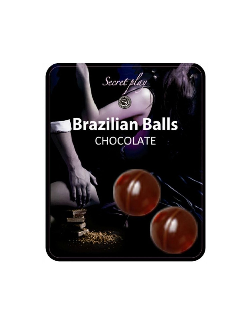 SECRETPLAY BRAZILIAN BALLS  CHOCOLATE SET 2 BOLAS