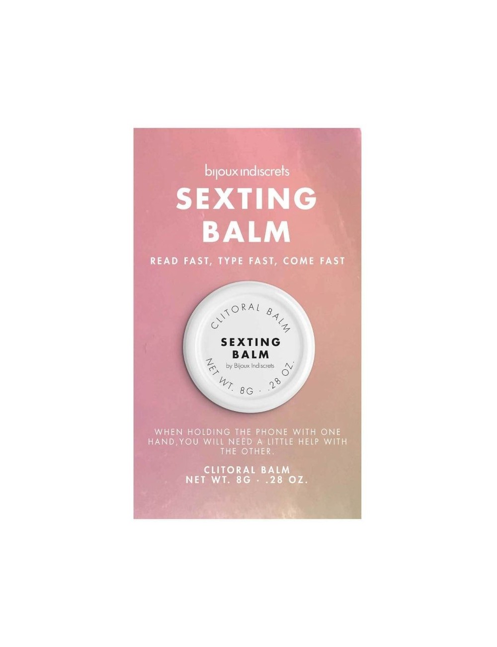 BIJOUX CLITERAPHY CLIT BALSAM SEXTING BALM BIJOUX CLITERAPHY CLIT BALSAM SEXTING BALM