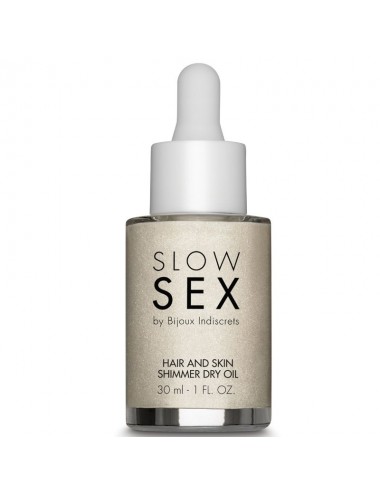 BIJOUX OLIO SECCO SLOW SEX PER CAPELLI E PELLE SHIMMER 30 ML