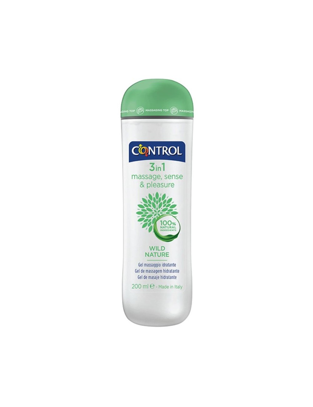 CONTROL WILD NATURE GEL MASAJE 3 EN 1 200 ML