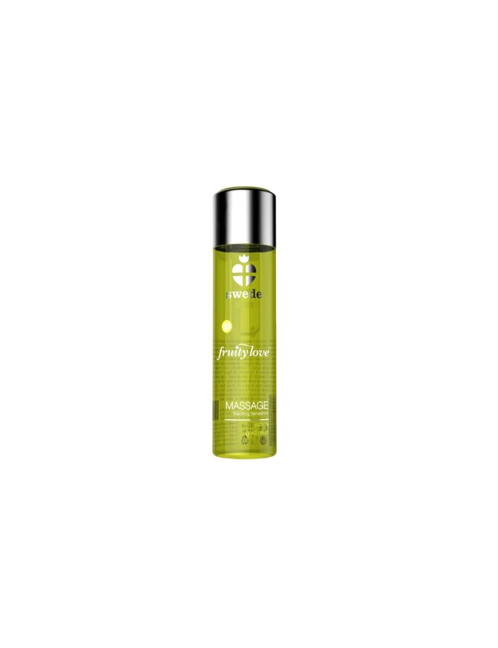 SWEDE FRUITY LOVE ACEITE EFECTO CALOR VAINILLA Y PERA 60 ML SWEDE FRUITY LOVE ACEITE EFECTO CALOR VAINILLA Y PERA 60 ML