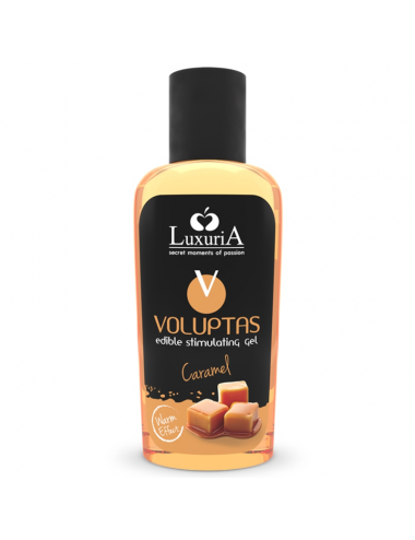 LUXURIA VOLUPTAS GEL ALIMENTARE STIMOLANTE EFFETTO RISCALDANTE - CARAMELLO 100 ML