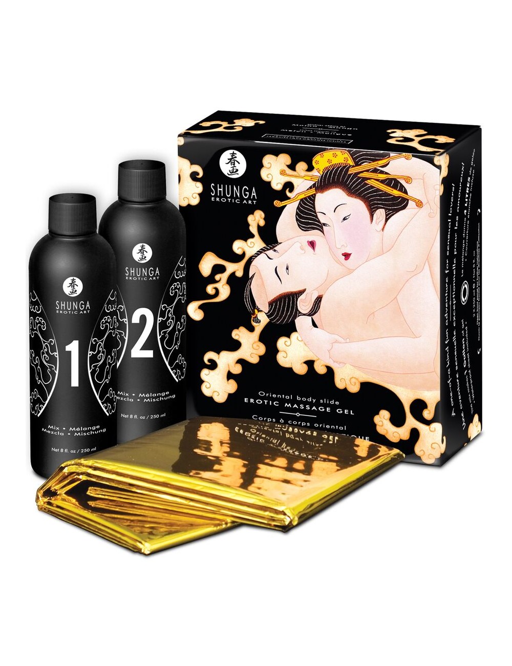 SHUNGA EROTIC MASSAGE GEL ORIENTAL BODY SLIDE MELONE MANGO