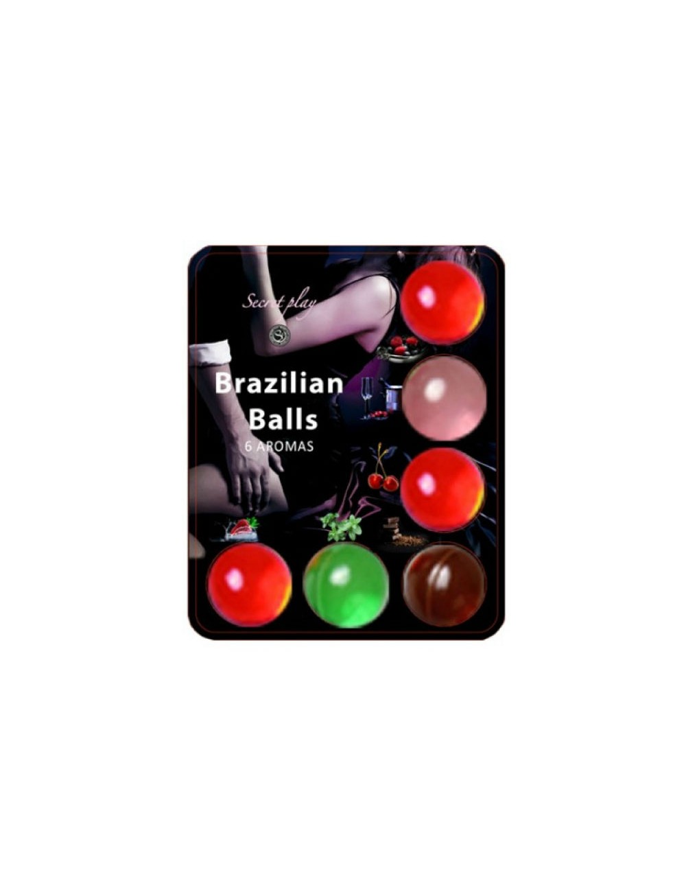 LUBRIFICANTE 6 PALLINE CALDE ALL'AROMA DI FRUTTA LUBRIFICANTE 6 PALLINE CALDE ALL'AROMA DI FRUTTA