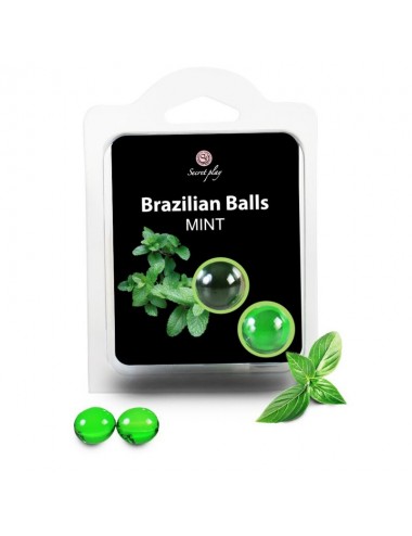 PALLINE BRASILIANE MENTA SET 2 PALLINE