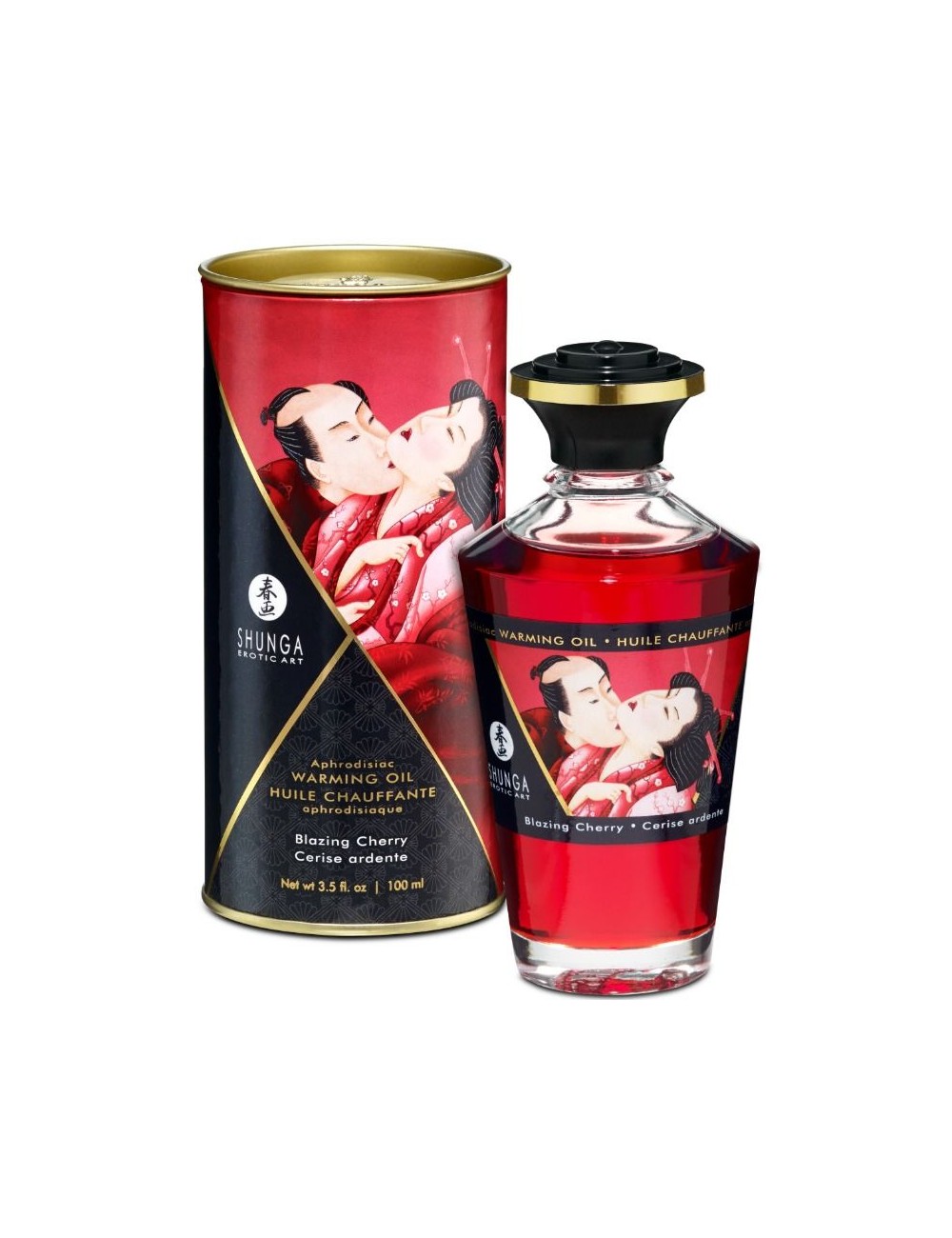 SHUNGA APHRODISIAC WARMING OIL BLAZING CHERRY 100 ML