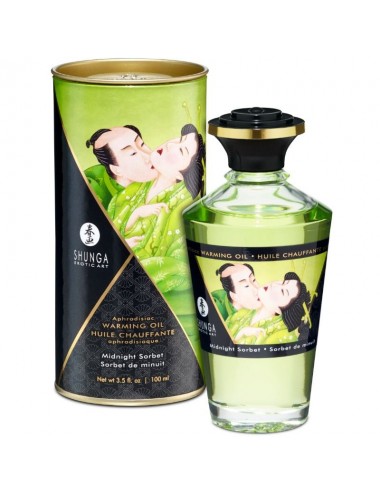 SHUNGA AFRODISIACO OLIO RISCALDANTE SORBETTO DI MEZZANOTTE 100 ML