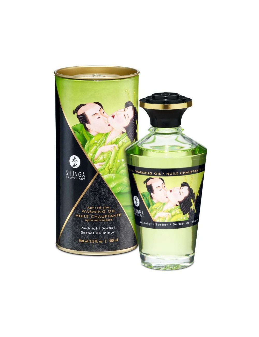 SHUNGA AFRODISIACO OLIO RISCALDANTE SORBETTO DI MEZZANOTTE 100 ML