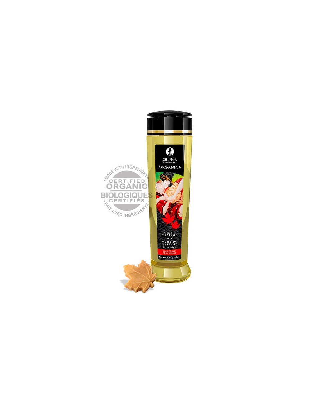 SHUNGA KISSABLE MASSAGE OIL ORGANICA 240ML SHUNGA KISSABLE MASSAGE OIL ORGANICA 240ML