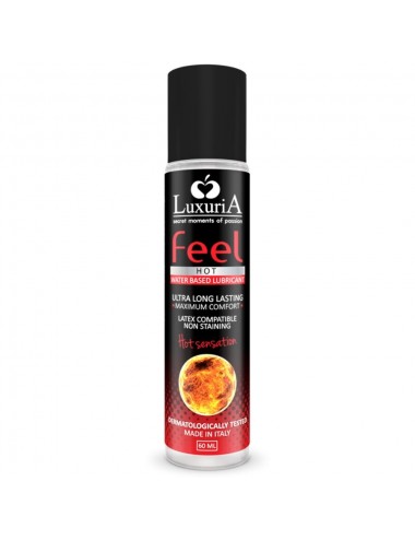 LUXURIA FEEL HOT SENSATION LUBRIFICANTE A BASE ACQUA 60 ML