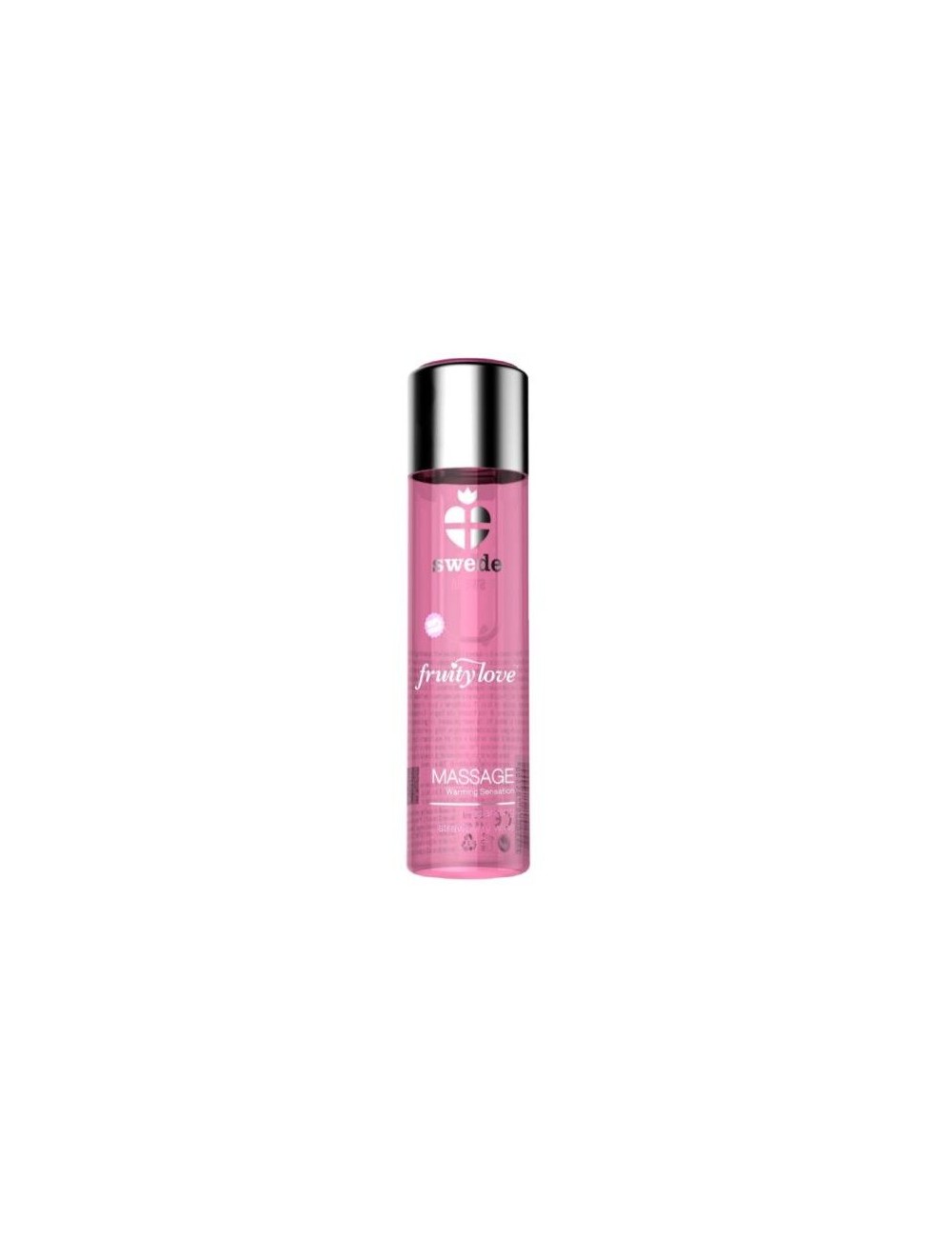 SWEDE FRUITY LOVE OLIO EFFETTO CALORE FRAGOLE CON CHAMPAGNE 60 ML SWEDE FRUITY LOVE OLIO EFFETTO CALORE FRAGOLE CON CHAMPAGNE 60 ML