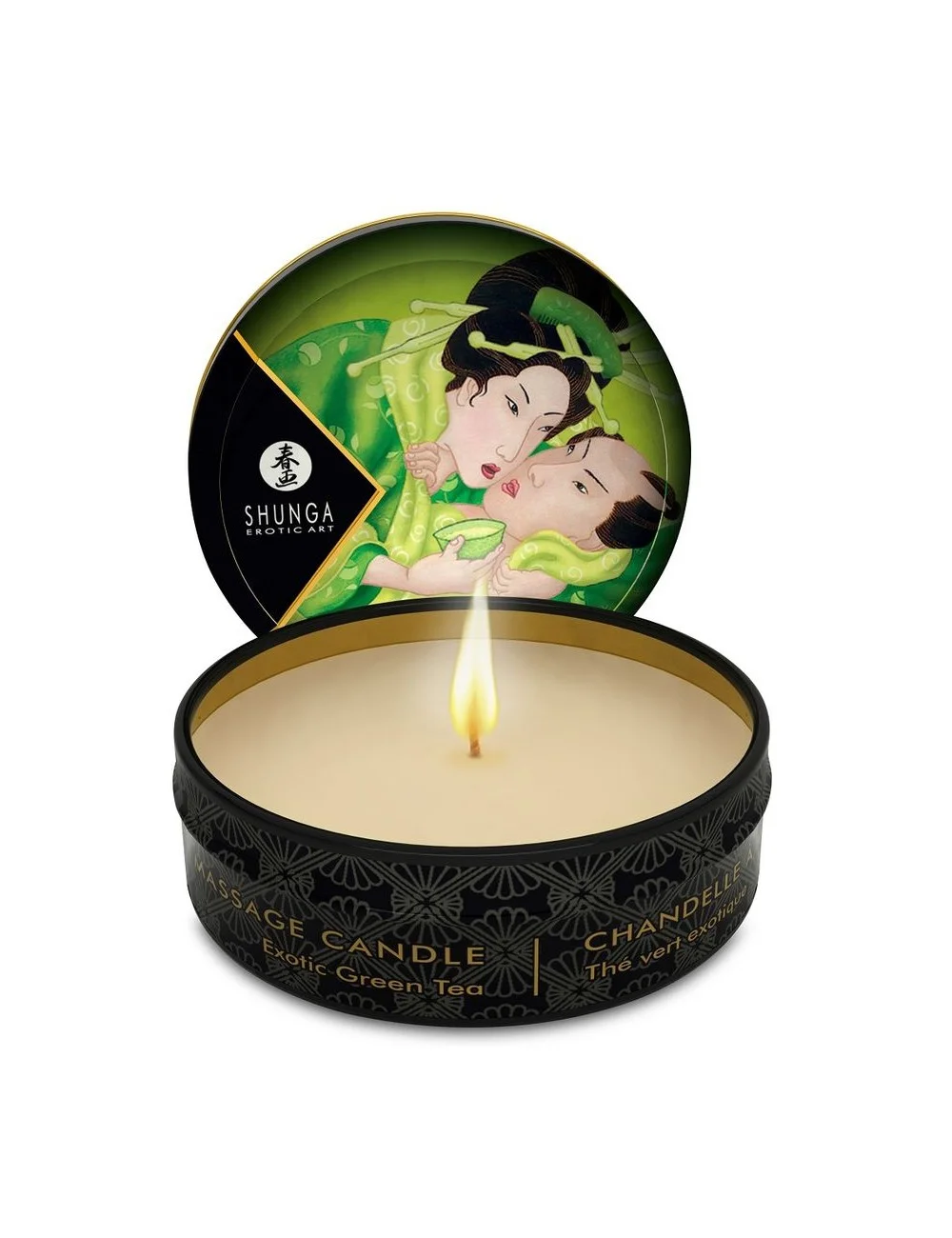 MINI CARESS BY CANDLELIGHT MASSAGE CANDLE EXOTIC TEA VERDE MINI CARESS BY CANDLELIGHT MASSAGE CANDLE EXOTIC TEA VERDE