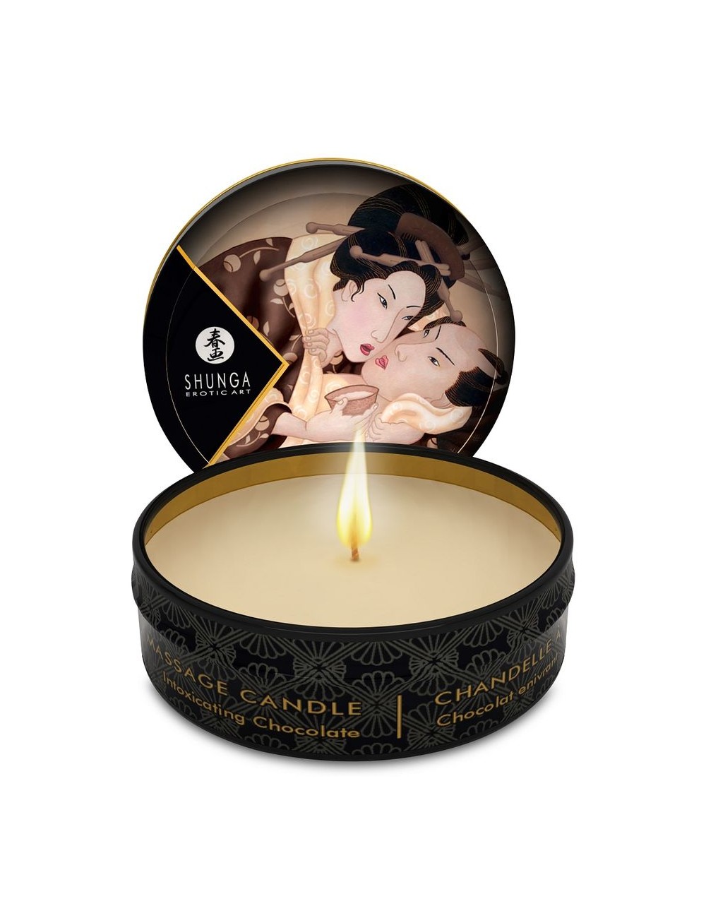 MINI CARESS BY CANDLELIGHT MASSAGE CANDLE HEADY CHOCOLATE