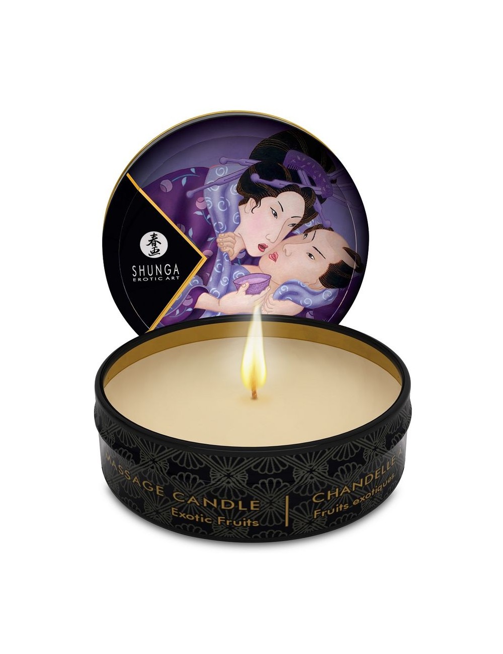 MINI CARESS BY CANDLELIGHT MASSAGE CANDLE EXOTICS FRUITS MINI CARESS BY CANDLELIGHT MASSAGE CANDLE EXOTICS FRUITS