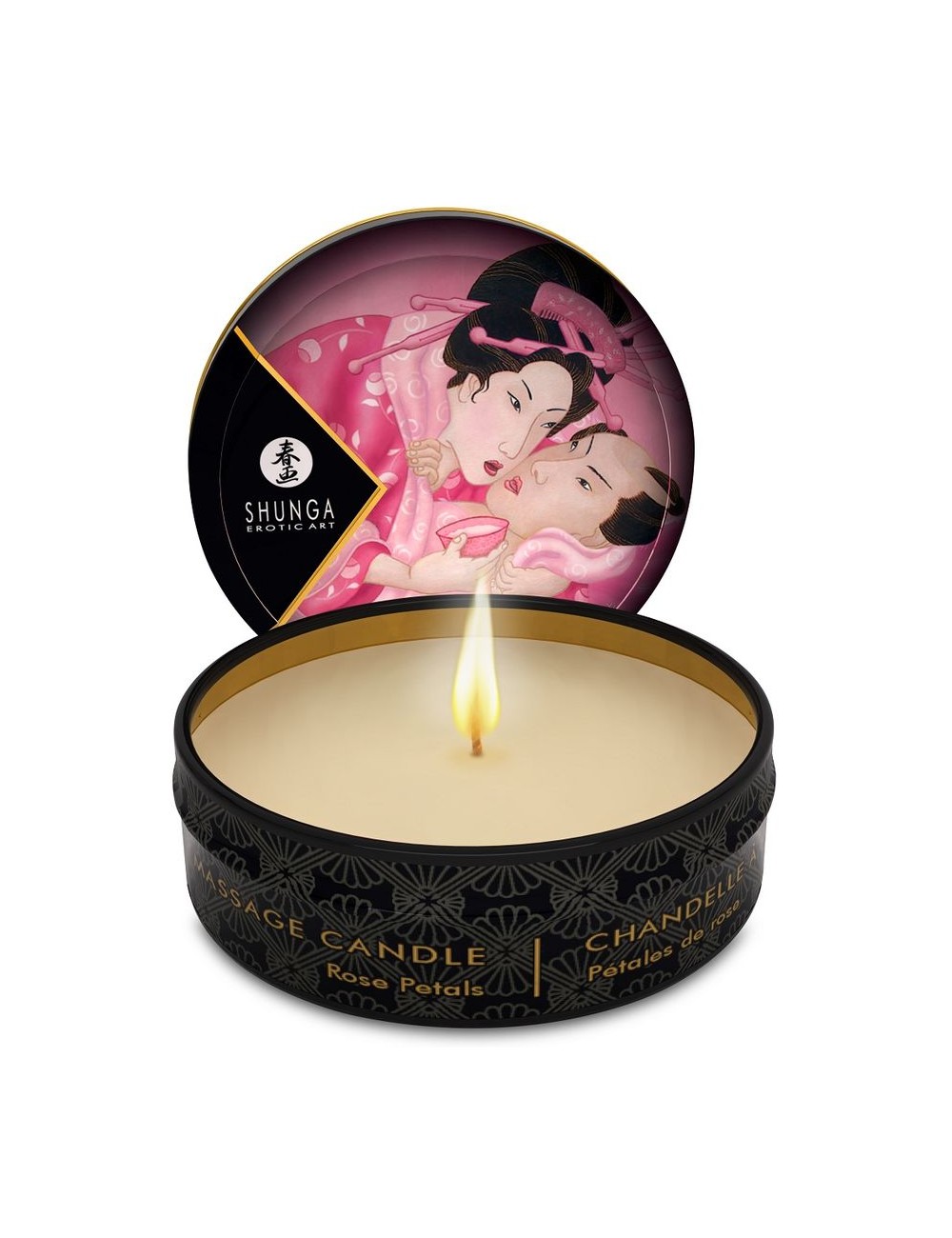 MINI CARESS BY CANDLELIGHT MASSAGE CANDELA ROSA