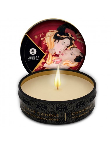 CANDELA DA MASSAGGIO MINI CAREZZA A LUME DI CANDELA + DISPLAY