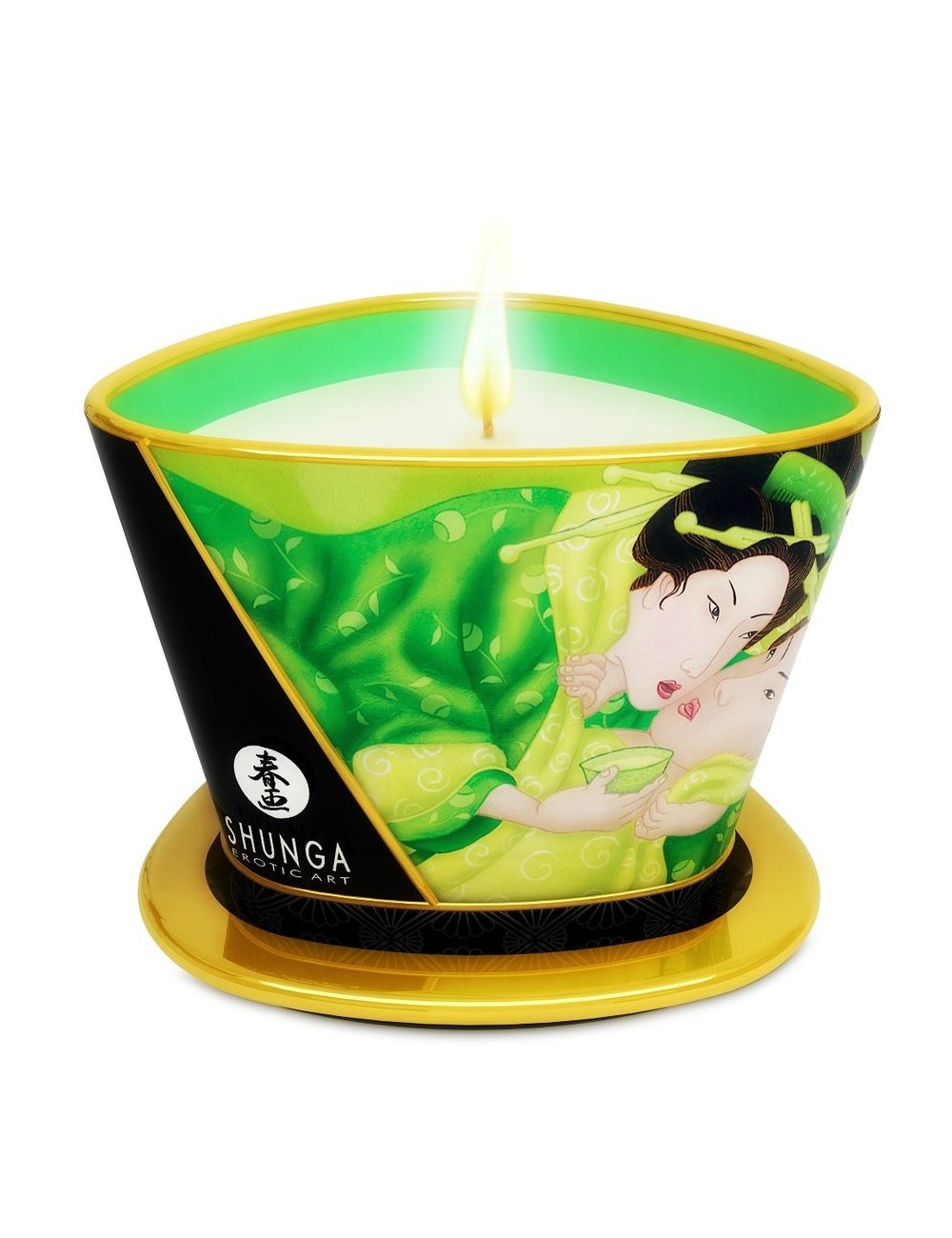 MINI CARESS BY CANDLELIGHT MASSAGE CANDLE EXOTIC TEA VERDE