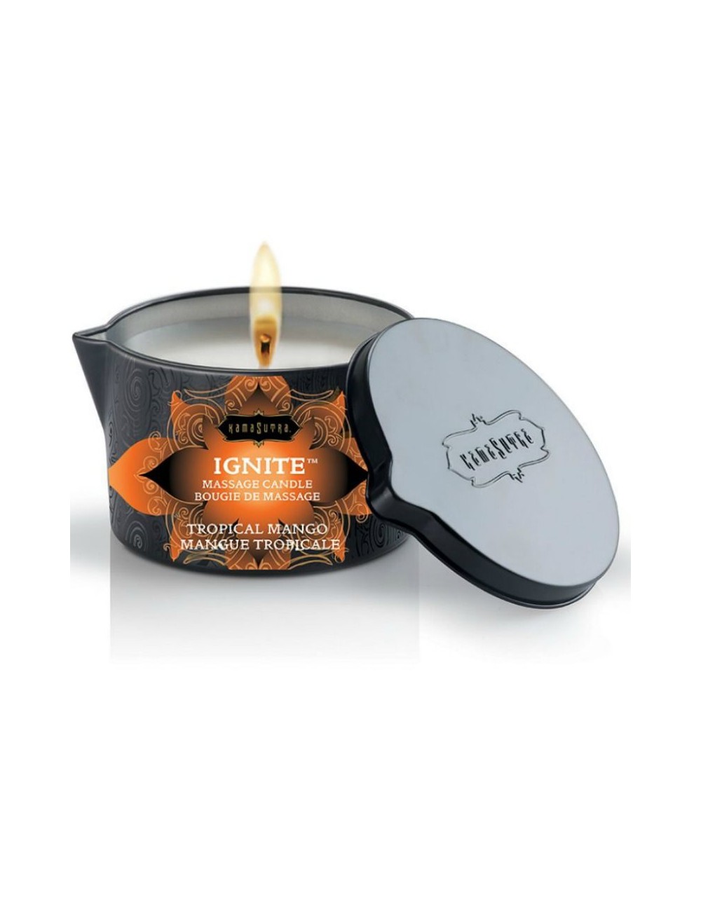 KAMASUTRA CANDELA DA MASSAGGIO TROPICALE MANGO 170 GR KAMASUTRA CANDELA DA MASSAGGIO TROPICALE MANGO 170 GR