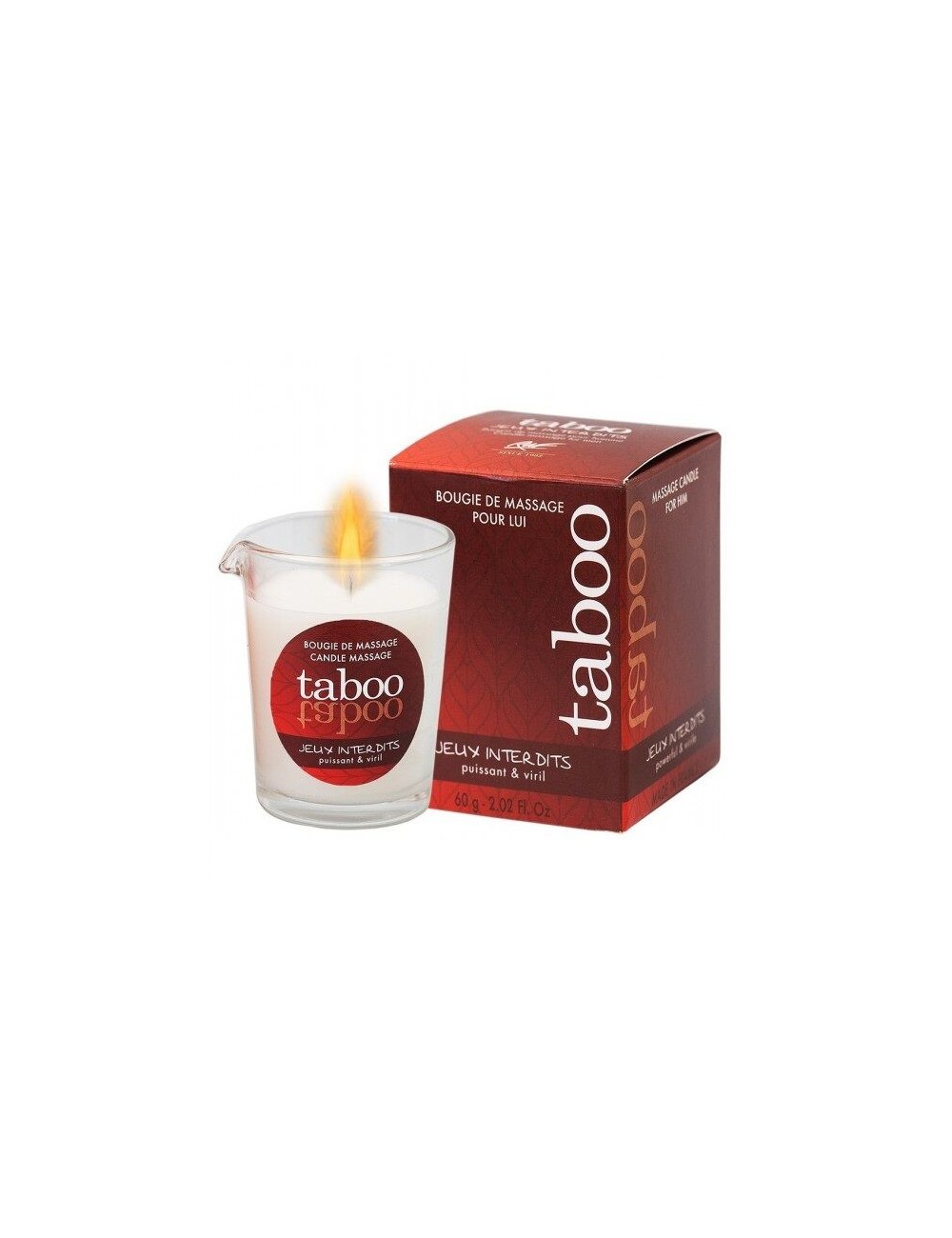 TABOO CANDELA DA MASSAGGIO UOMO JEUX INTERDITI PROFUMO LICHENE TABOO CANDELA DA MASSAGGIO UOMO JEUX INTERDITI PROFUMO LICHENE