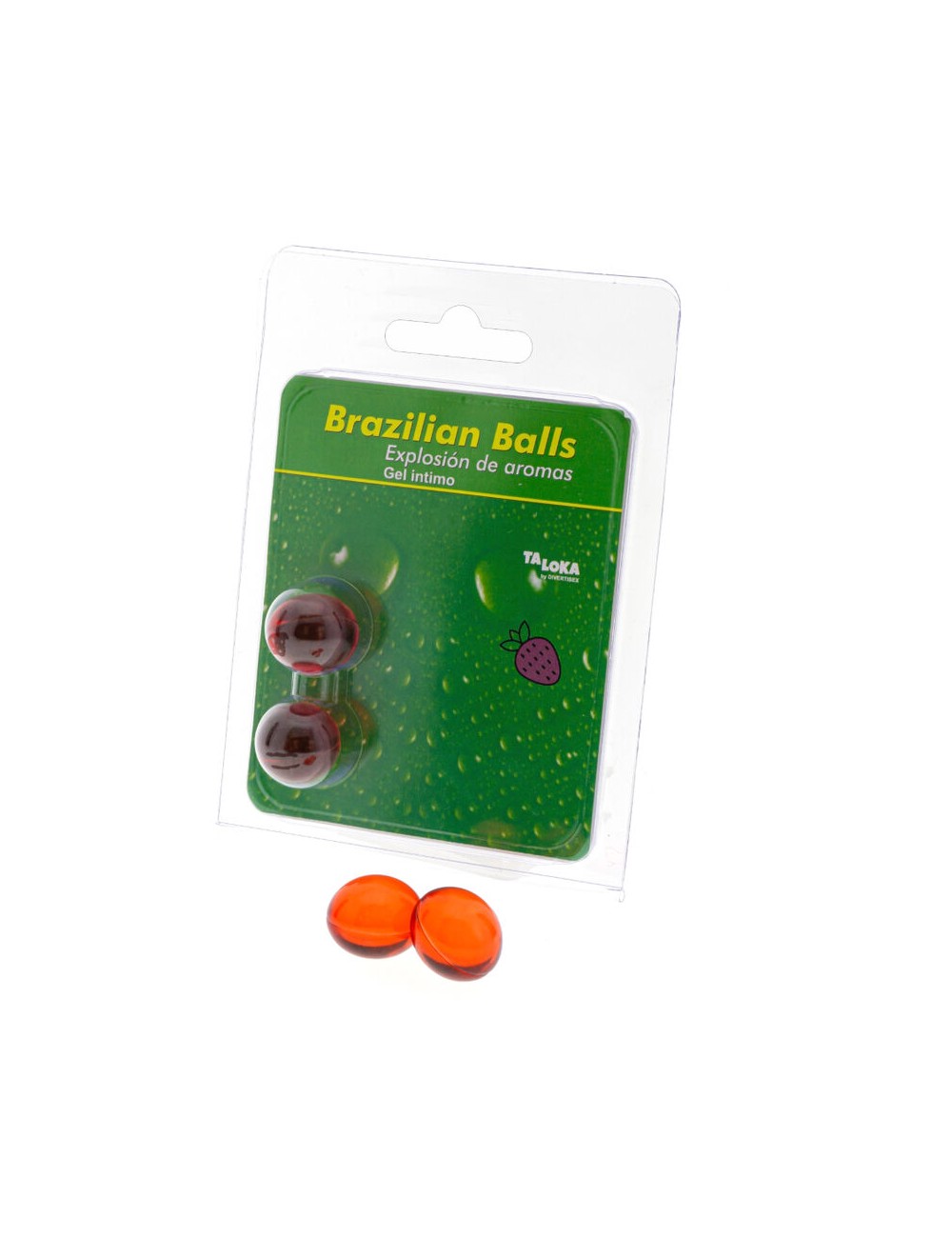 TALOKA - GEL INTIMO ALLA FRAGOLA 2 PALLINE BRASILIANI TALOKA - GEL INTIMO ALLA FRAGOLA 2 PALLINE BRASILIANI