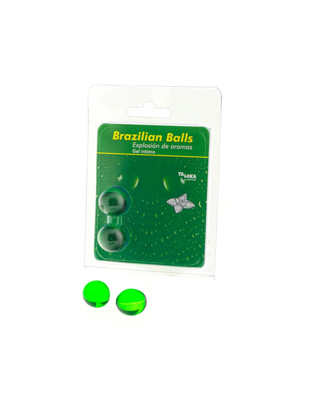 TALOKA - 2 PALLINE BRASILIANI GEL INTIMO ALLA MENTA