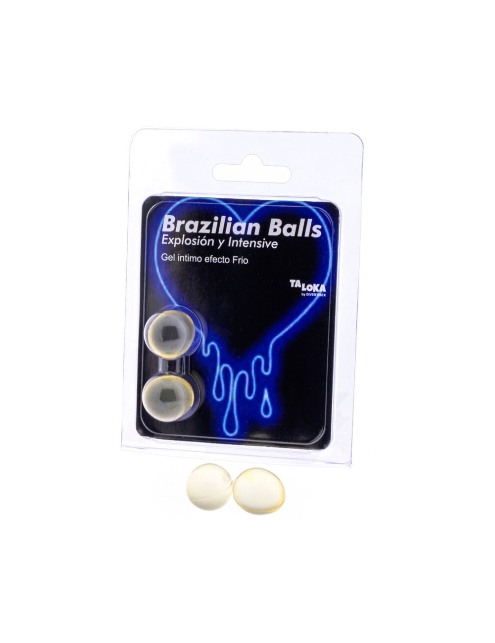 TALOKA - 2 PALLINE BRASILIANI GEL EMOZIONANTE EFFETTO FREDDO E VIBRAZIONE