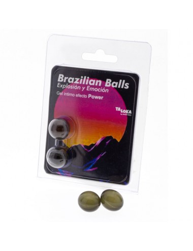TALOKA - 2 PALLINE BRASILIANI GEL EMOZIONANTE EFFETTO POTENZA