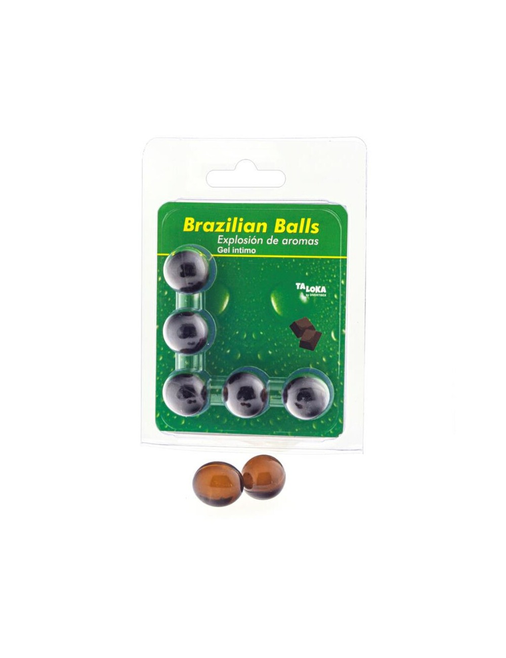TALOKA - 5 PALLINE BRASILIANI GEL INTIMO DI CIOCCOLATO TALOKA - 5 PALLINE BRASILIANI GEL INTIMO DI CIOCCOLATO