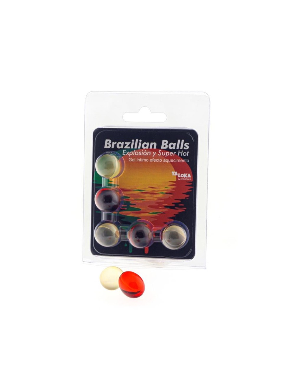 TALOKA - 5 PALLINE BRASILIANI GEL EMOZIONANTE EFFETTO SUPER CALDO TALOKA - 5 PALLINE BRASILIANI GEL EMOZIONANTE EFFETTO SUPER CALDO