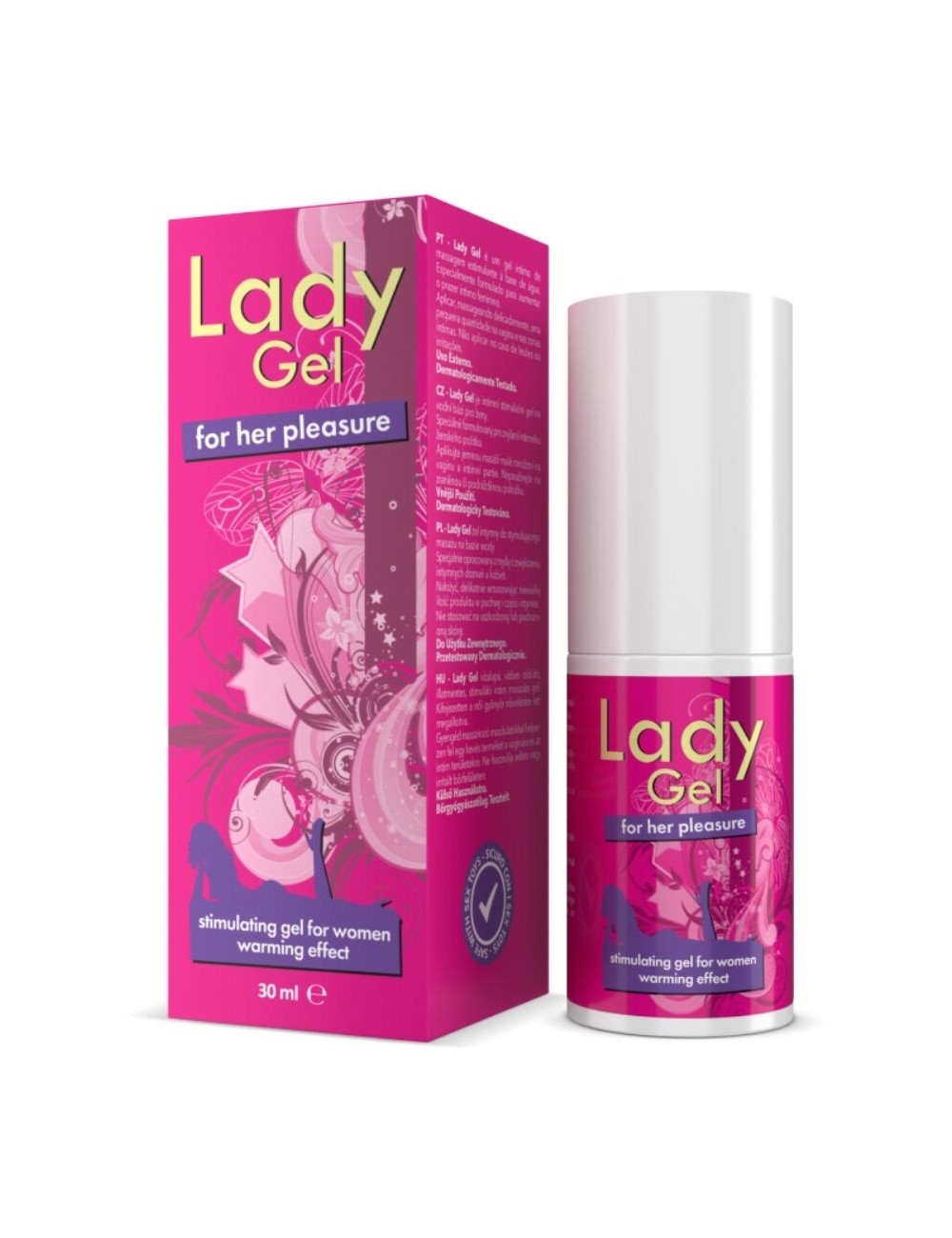 LADY GEL FOR GER PLEASURE GEL GEL STIMOLANTE EFFETTO CALDO 30 ML LADY GEL FOR GER PLEASURE GEL GEL STIMOLANTE EFFETTO CALDO 30 ML