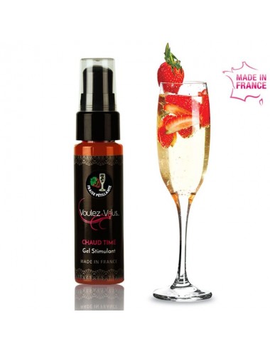 VOULEZ-VOUS GEL ESTIMULANTE CAVA CON FRESA 30 ML