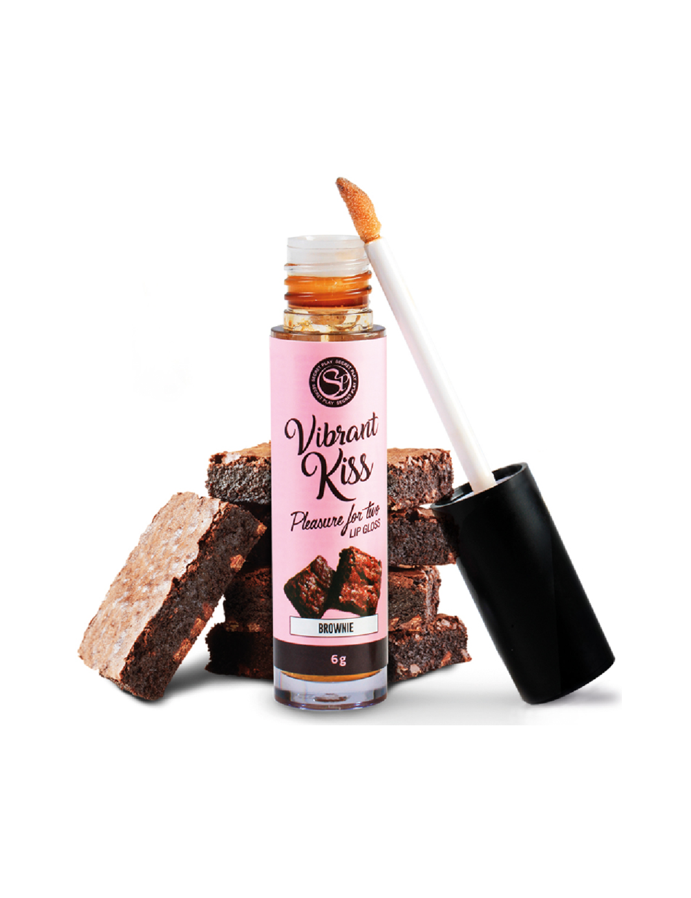 SECRETPLAY LIP GLOSS VIBRANT KISS - BROWNIE