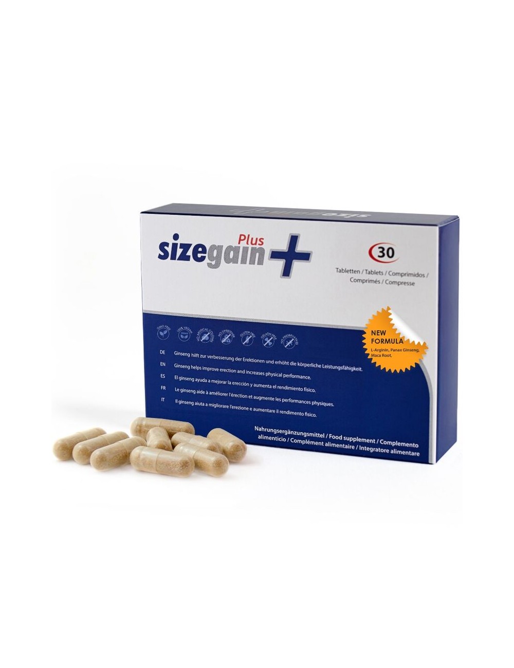 SIZEGAIN PLUS - PILLOLE NATURALI AUMENTAZIONE MASCHILE