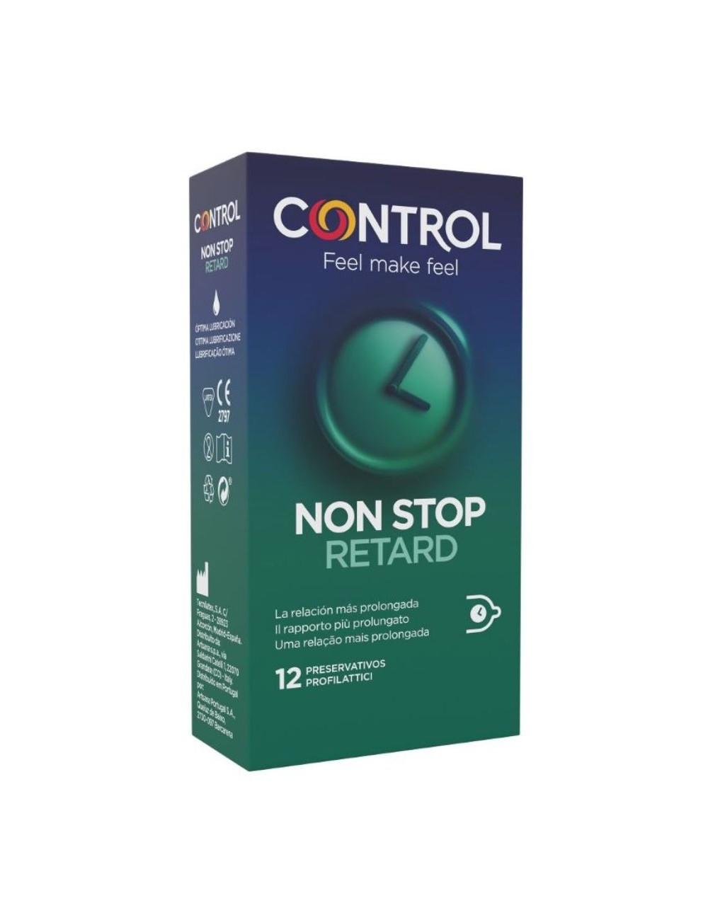 CONTROL NON STOP RETARD CONDOMS 12 UNITS CONTROL NON STOP RETARD CONDOMS 12 UNITS