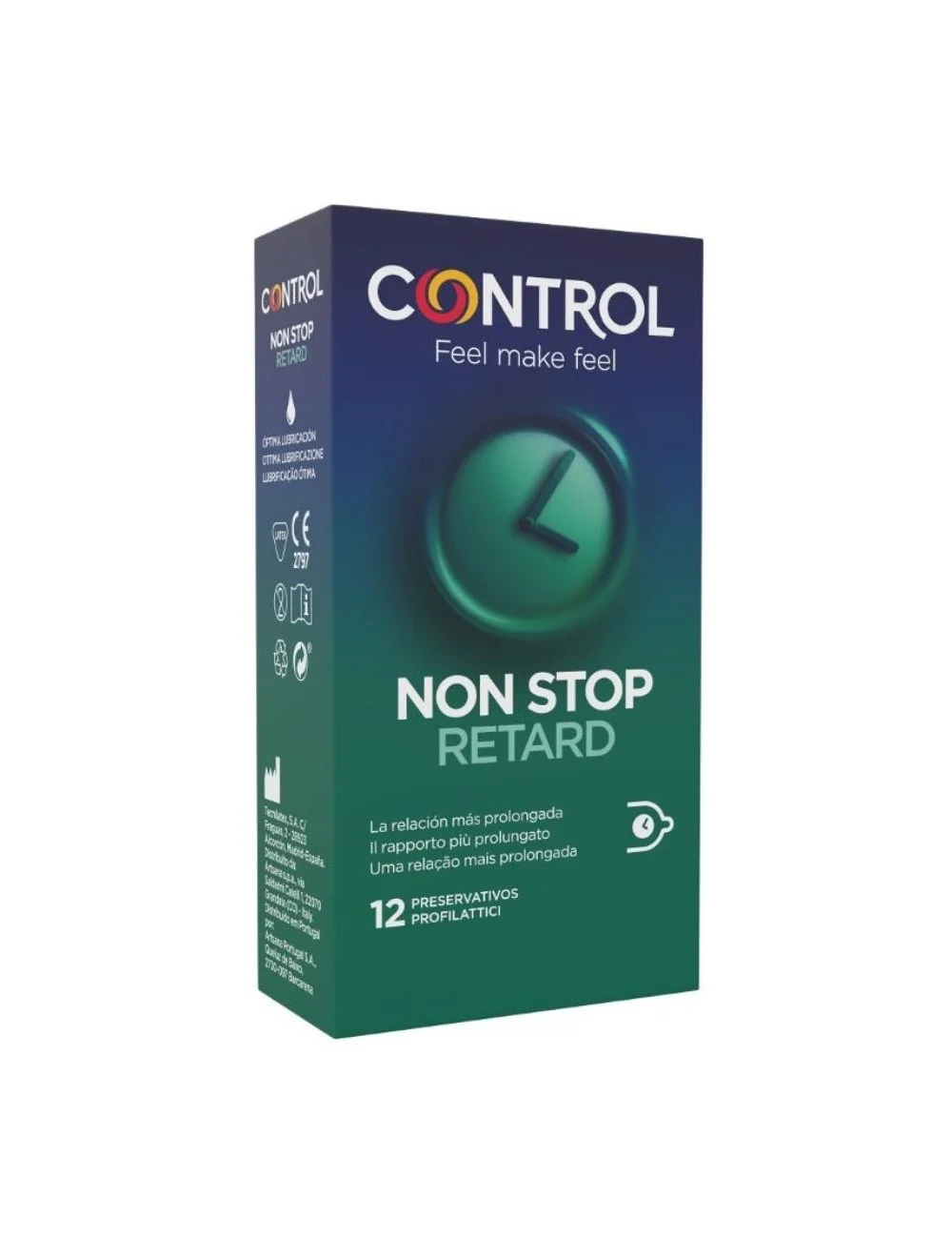 CONTROL NON STOP RETARD CONDOMS 12 UNITS CONTROL NON STOP RETARD CONDOMS 12 UNITS