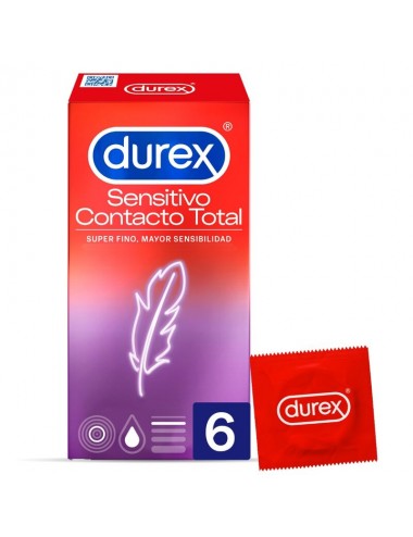 CONTATTO SENSIBILE DUREX TOTALE 6 UNITÀ