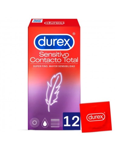 CONTATTO TOTALE DUREX SENSIBILE 12 UNITÀ