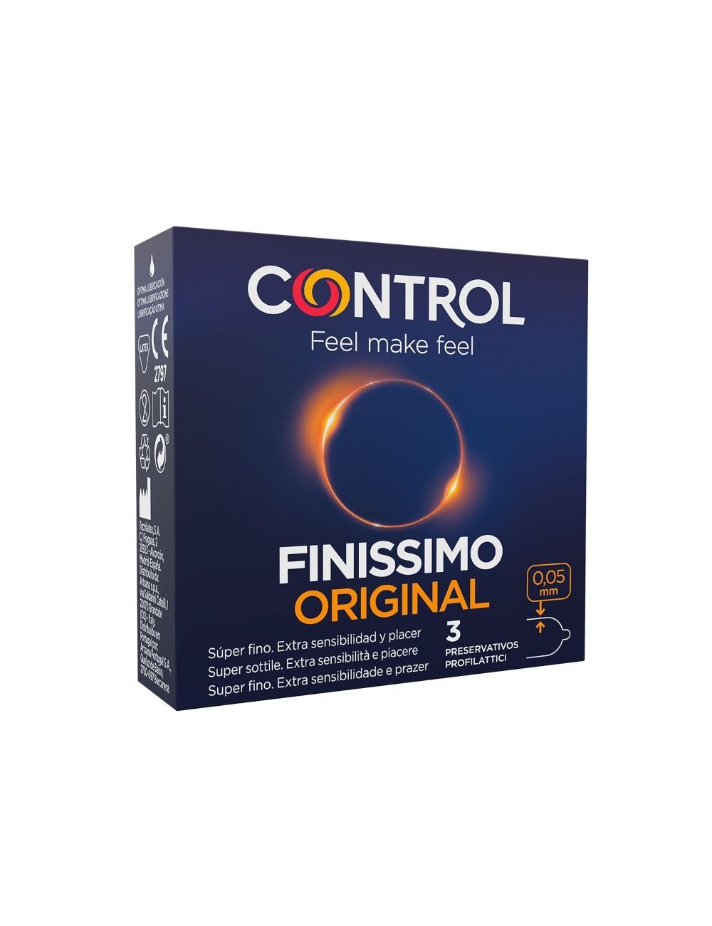 CONTROL FINISSIMO CONDOMS 3 UNITS