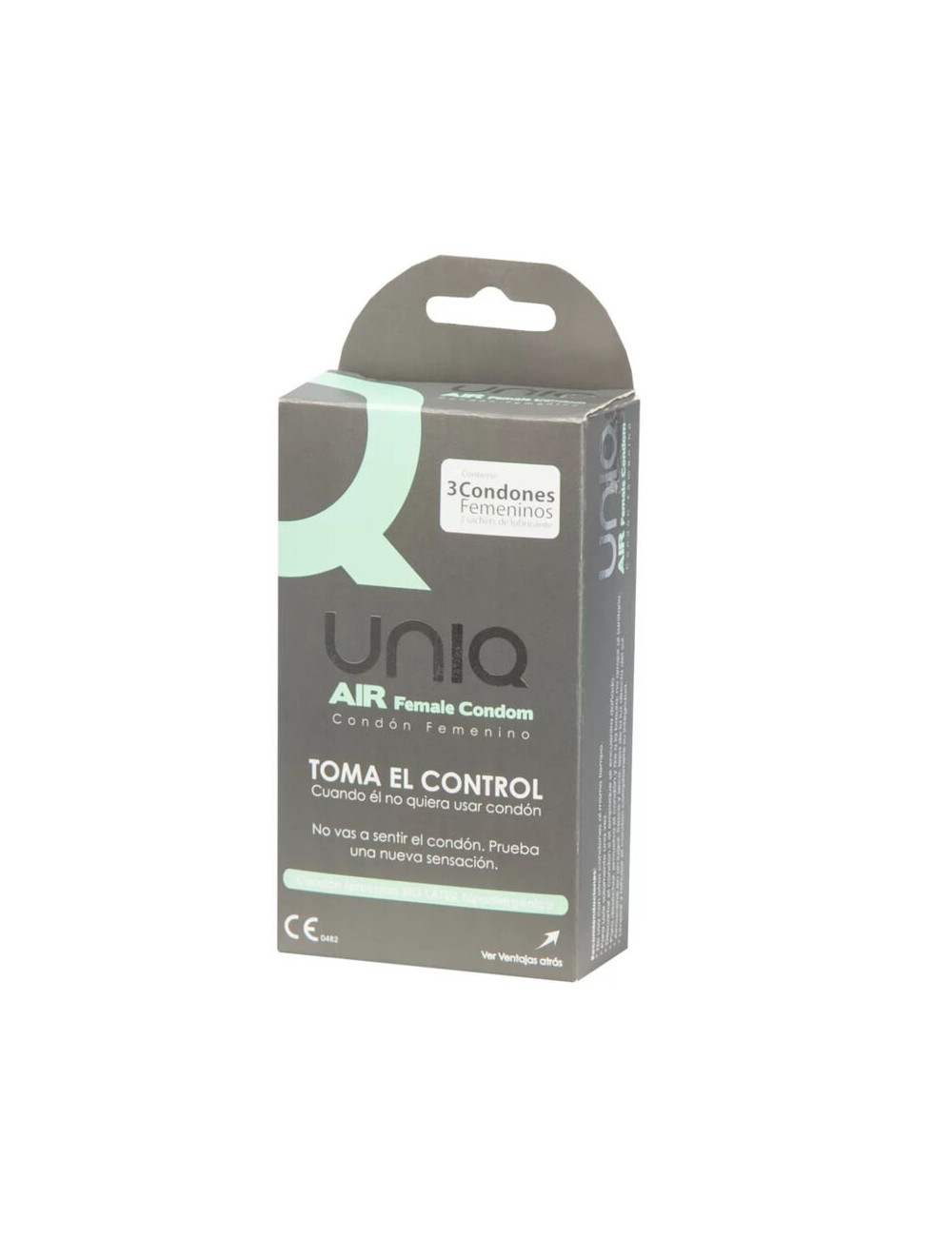 UNIQ AIR LATEX FREE FEMALE CONDOM 3 UNITS UNIQ AIR LATEX FREE FEMALE CONDOM 3 UNITS