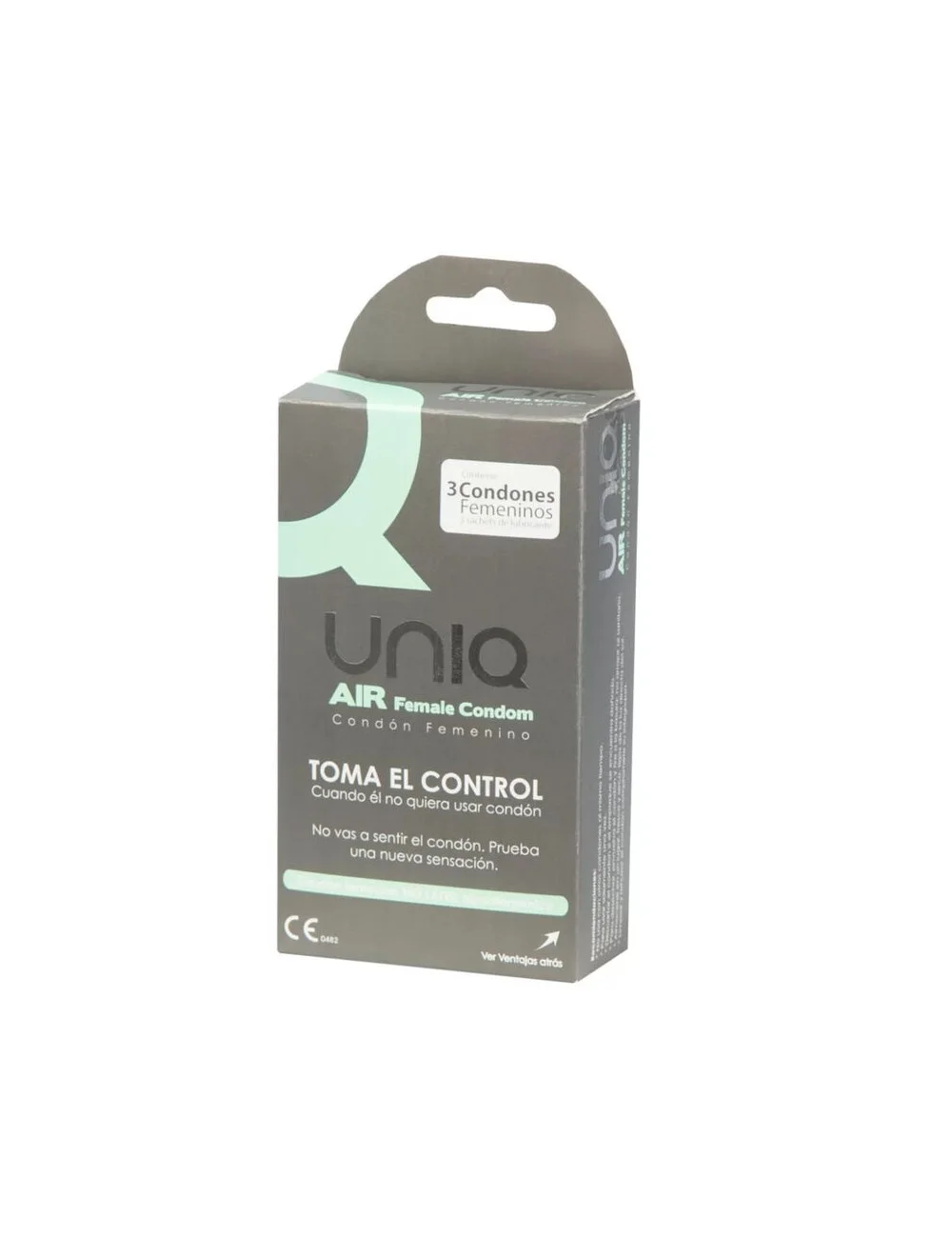 UNIQ AIR LATEX FREE FEMALE CONDOM 3 UNITS UNIQ AIR LATEX FREE FEMALE CONDOM 3 UNITS