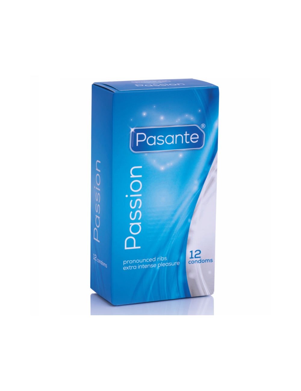 THRU CONDOMS RIBBED / PASSION 12 PACK