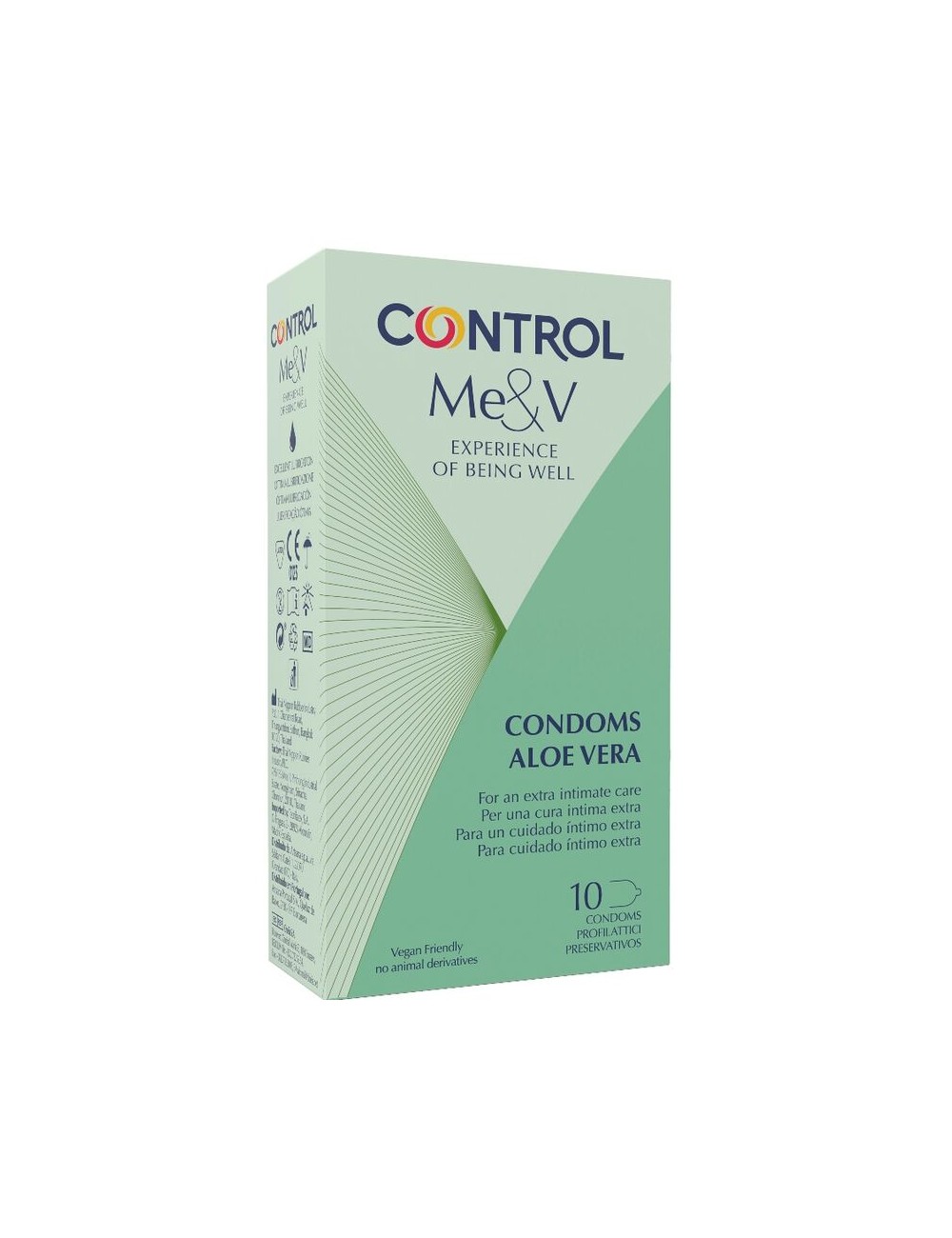PRESERVATIVI DI CONTROLLO ALOE VERA 10 UNITÀ PRESERVATIVI DI CONTROLLO ALOE VERA 10 UNITÀ