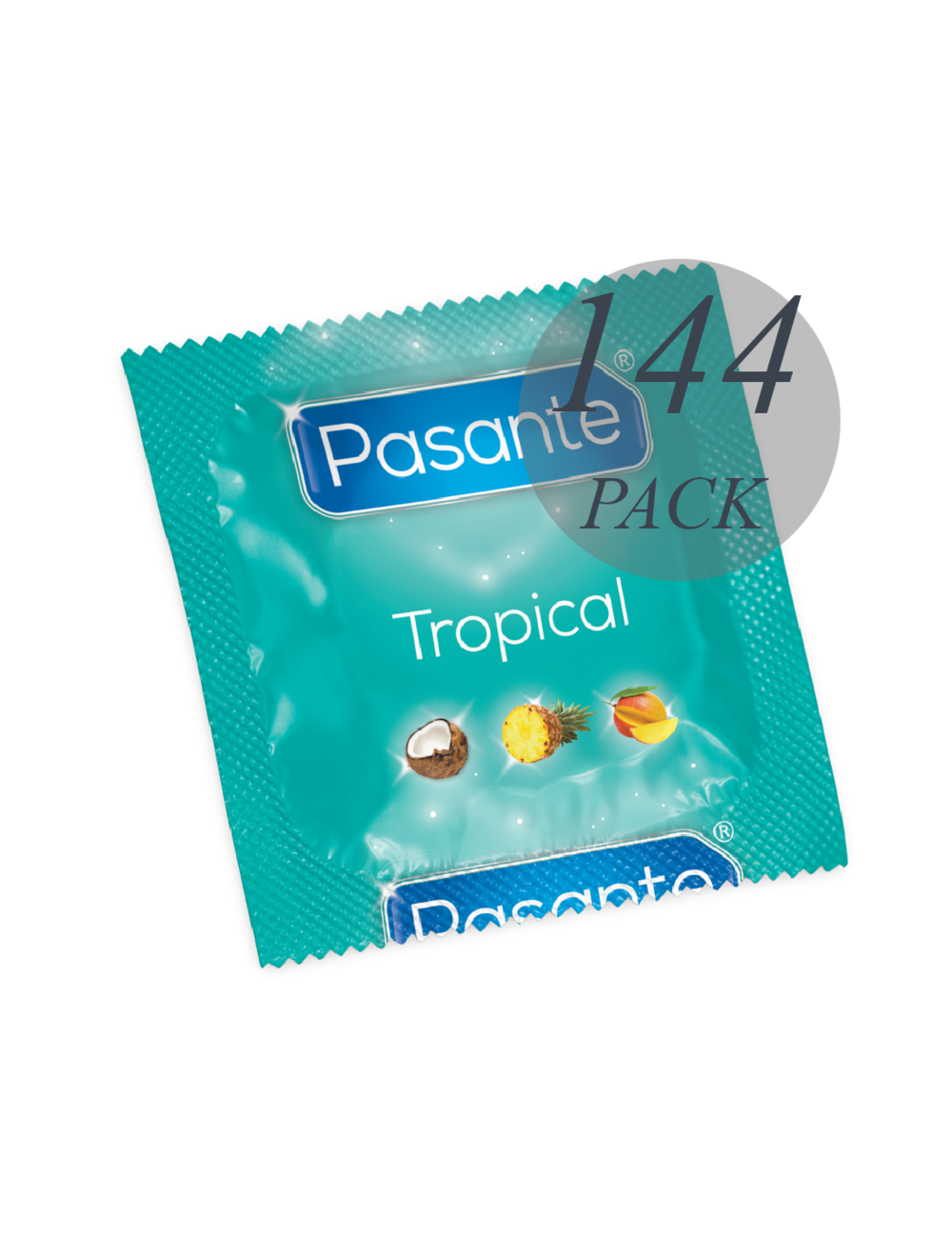 PASANTE PRESERVATIVO BORSA TROPICALE 144 UNITÀ PASANTE PRESERVATIVO BORSA TROPICALE 144 UNITÀ