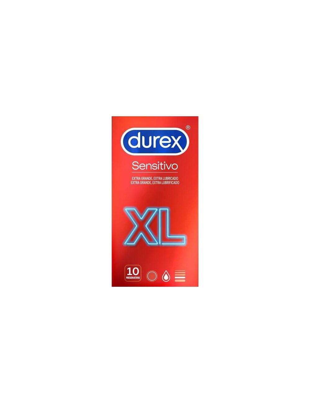 PRESERVATIVI DUREX SENSIBILI XL 10 UNITÀ PRESERVATIVI DUREX SENSIBILI XL 10 UNITÀ