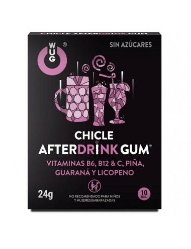 WUG GUM AFTER DRINK HANGOVER 10 UNITS