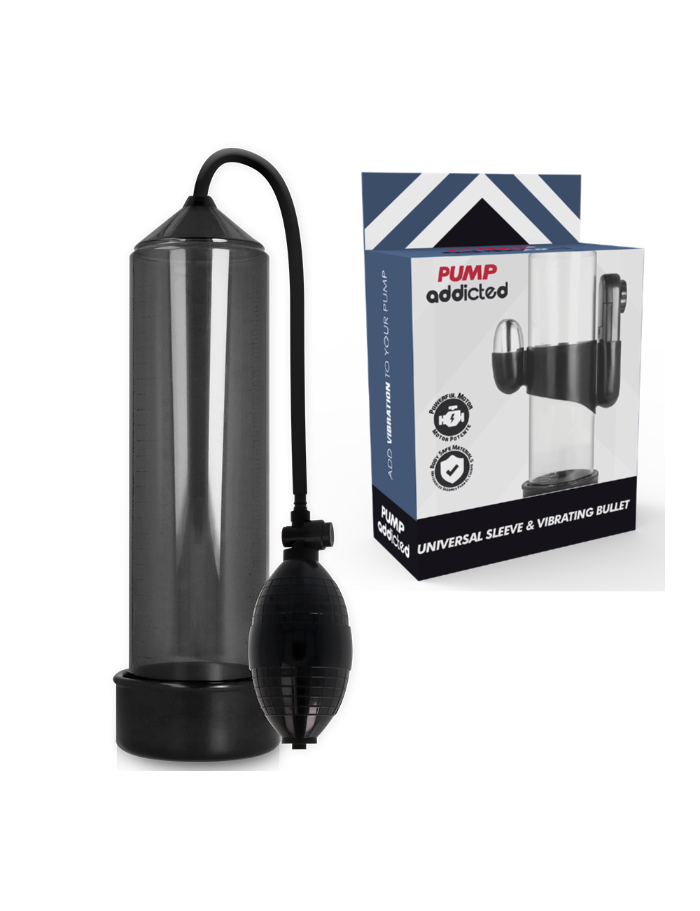 PUMP ADDICTED RX3 BLACK VIBRATOR PUMP ADDICTED RX3 BLACK VIBRATOR