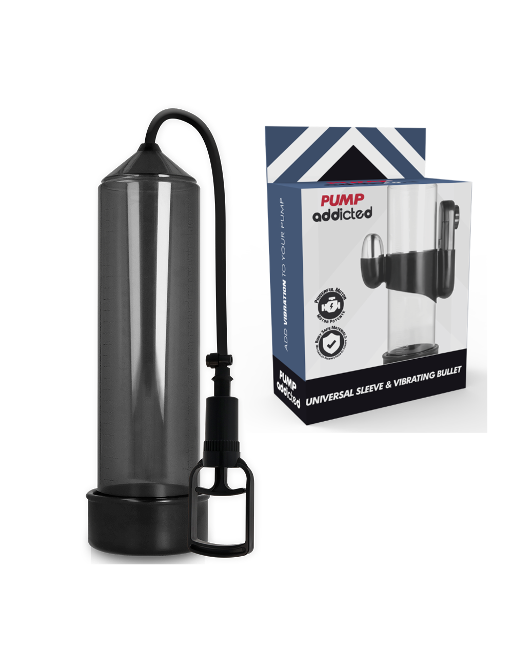 POMPA ADDICTED RX7 VIBRATORE NERO POMPA ADDICTED RX7 VIBRATORE NERO