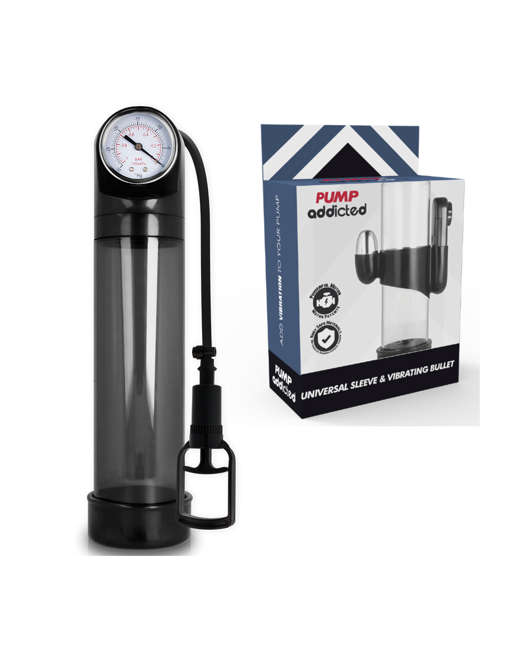 POMPA ADDICTED RX9 VIBRATORE NERO POMPA ADDICTED RX9 VIBRATORE NERO