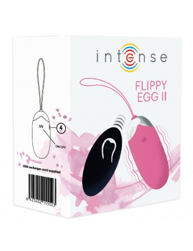 UOVO VIBRANTE INTENSE FLIPPY II CON TELECOMANDO ROSA