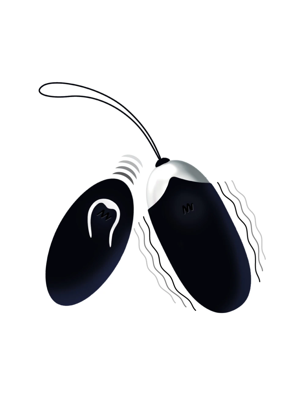 UOVO VIBRANTE INTENSE FLIPPY II CON TELECOMANDO NERO UOVO VIBRANTE INTENSE FLIPPY II CON TELECOMANDO NERO